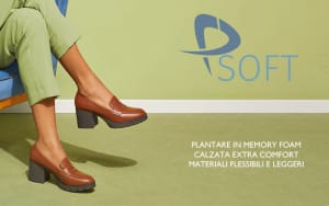 P Soft. Scarpe comode con Memory Foam PittaRosso